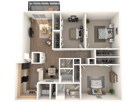 1250 Brockett Rd 2-3 Beds Apartment for Rent - Photo Gallery 15